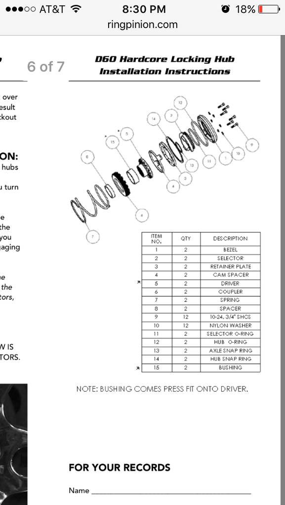 DIY Spyntec Lockout Hub conversion Page 9 Dodge Cummins Diesel Forum